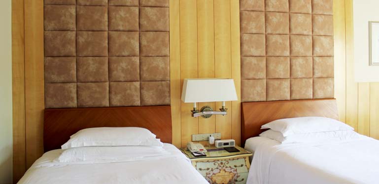 精品酒店客房家具双人床