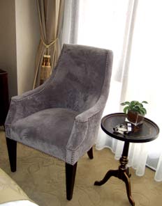 酒店客房家具---单人休闲椅