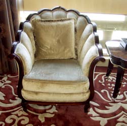 酒店客房家具---单人豪华沙发