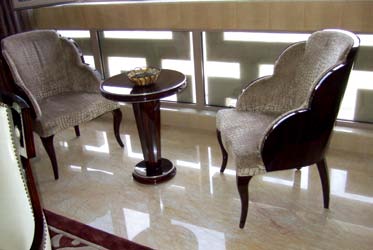 酒店客房家具---单人复古桌椅