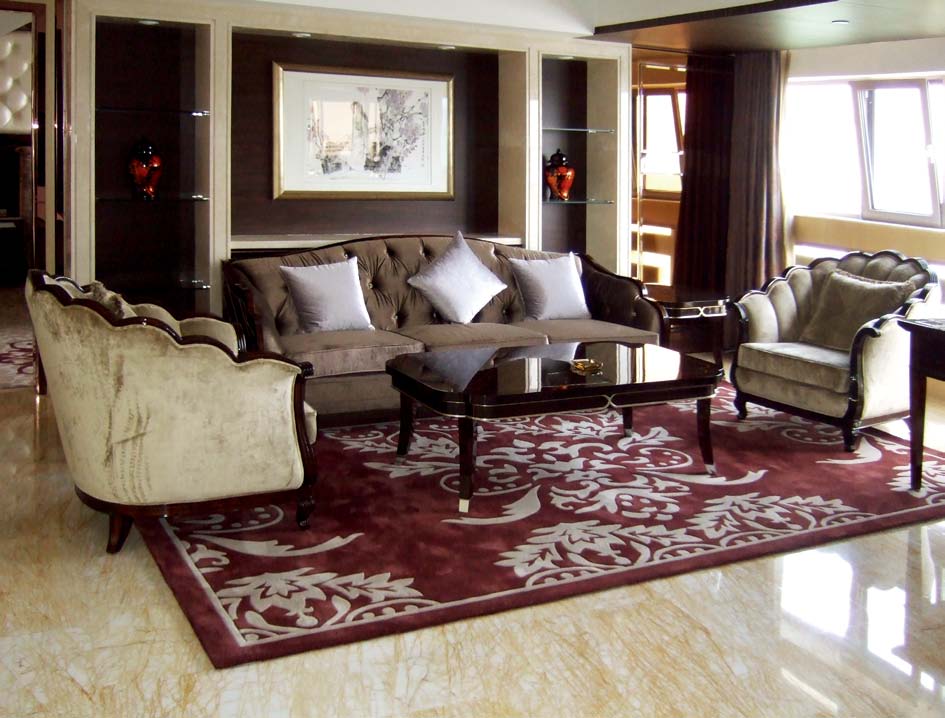 酒店客房家具---轻奢豪华沙发