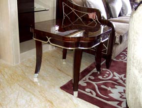 酒店客房家具---实木设计矮柜