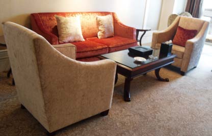 酒店客房家具---小型沙发