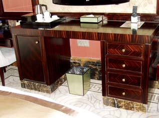 酒店客房家具---实木简约书桌