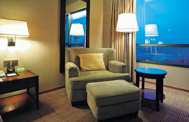 酒店客房家具---简约小户型沙发