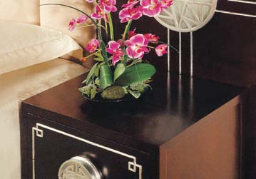 酒店客房家具---实木床头柜