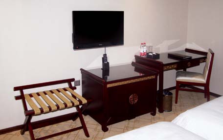 酒店客房家具---实木定制电视柜