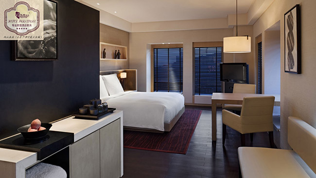 酒店客房家具---高档大床房