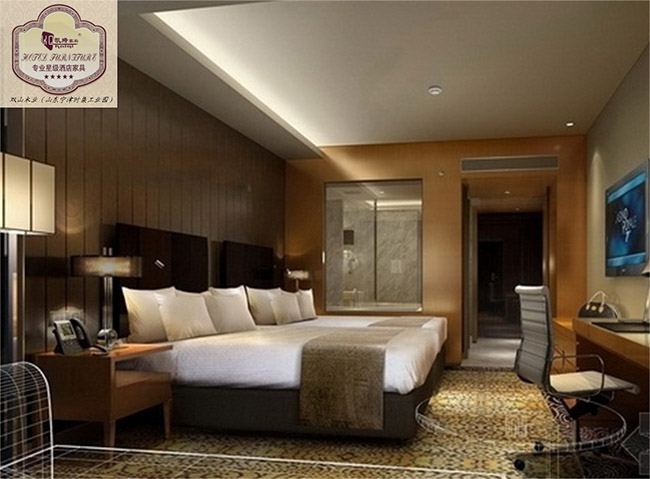 酒店客房家具---豪华双人床