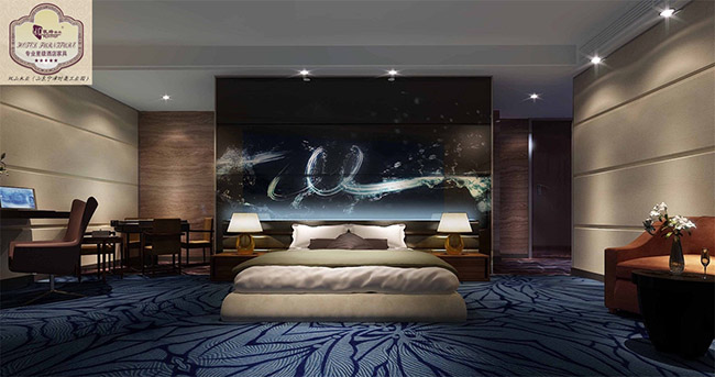 酒店客房家具---五星级大床房