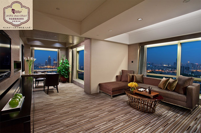 酒店客房家具---豪华大床房